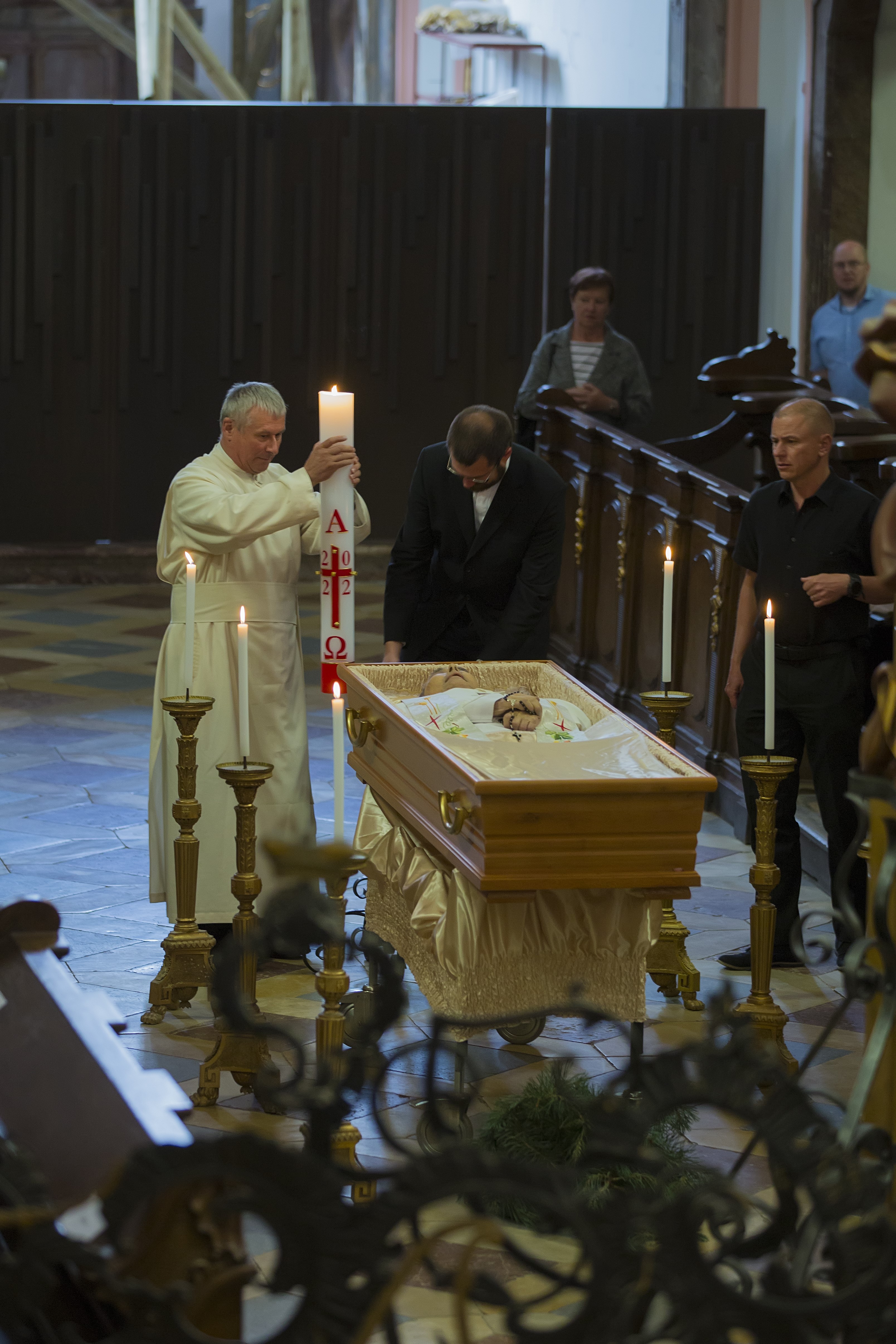 Pohřeb otce P. Ludolfa Josefa Kazdy O.Praem.