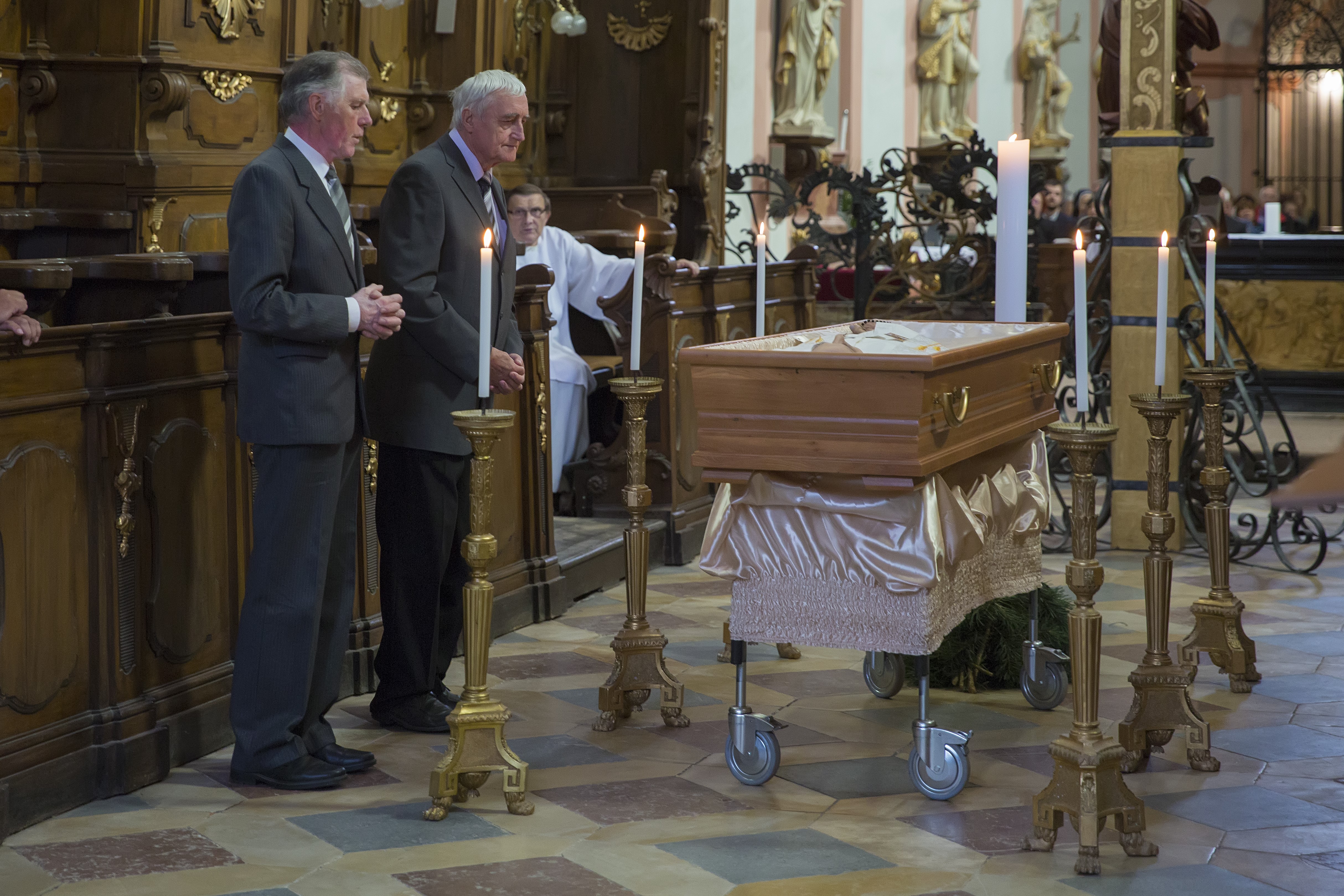 Pohřeb otce P. Ludolfa Josefa Kazdy O.Praem.