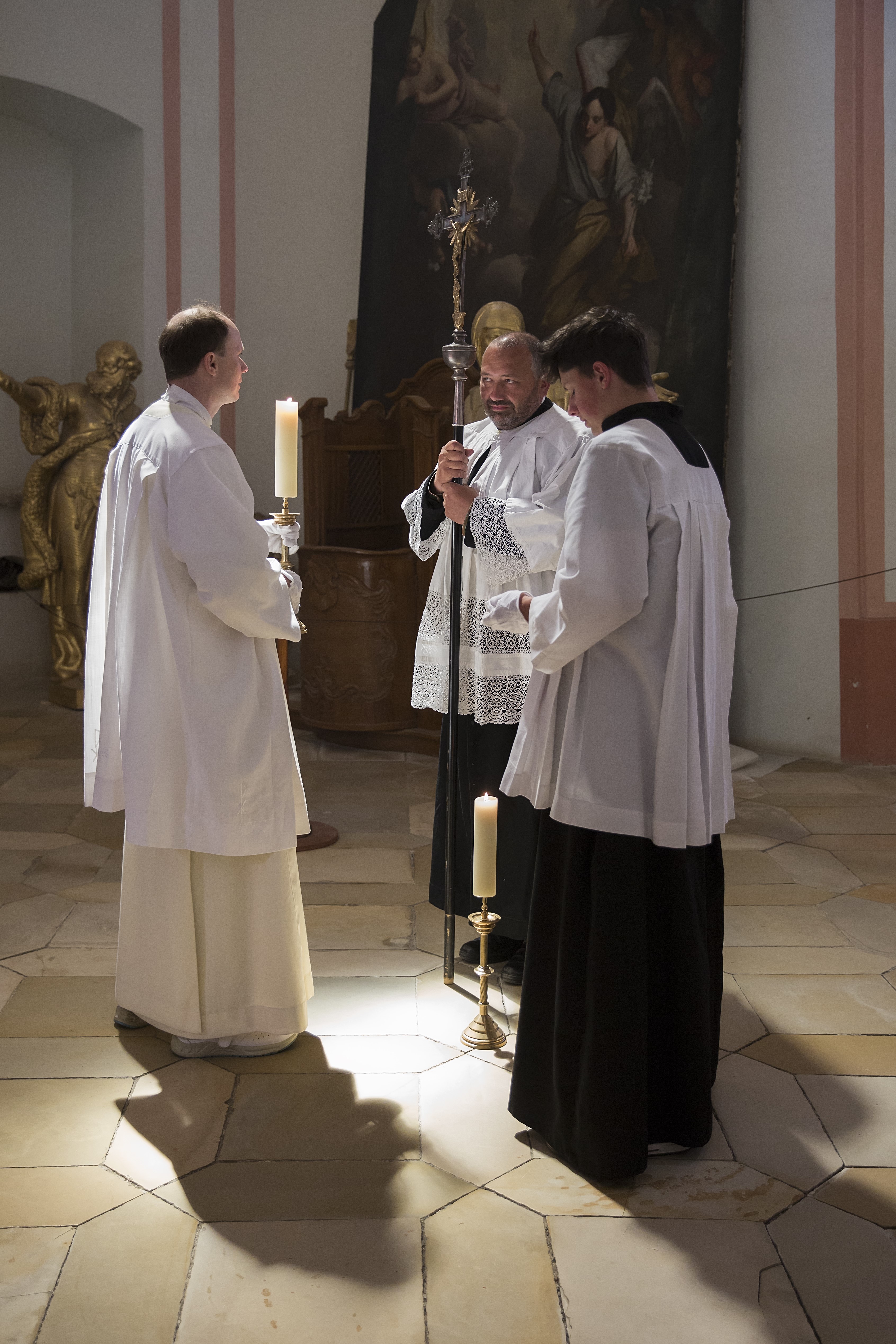 Pohřeb otce P. Ludolfa Josefa Kazdy O.Praem.