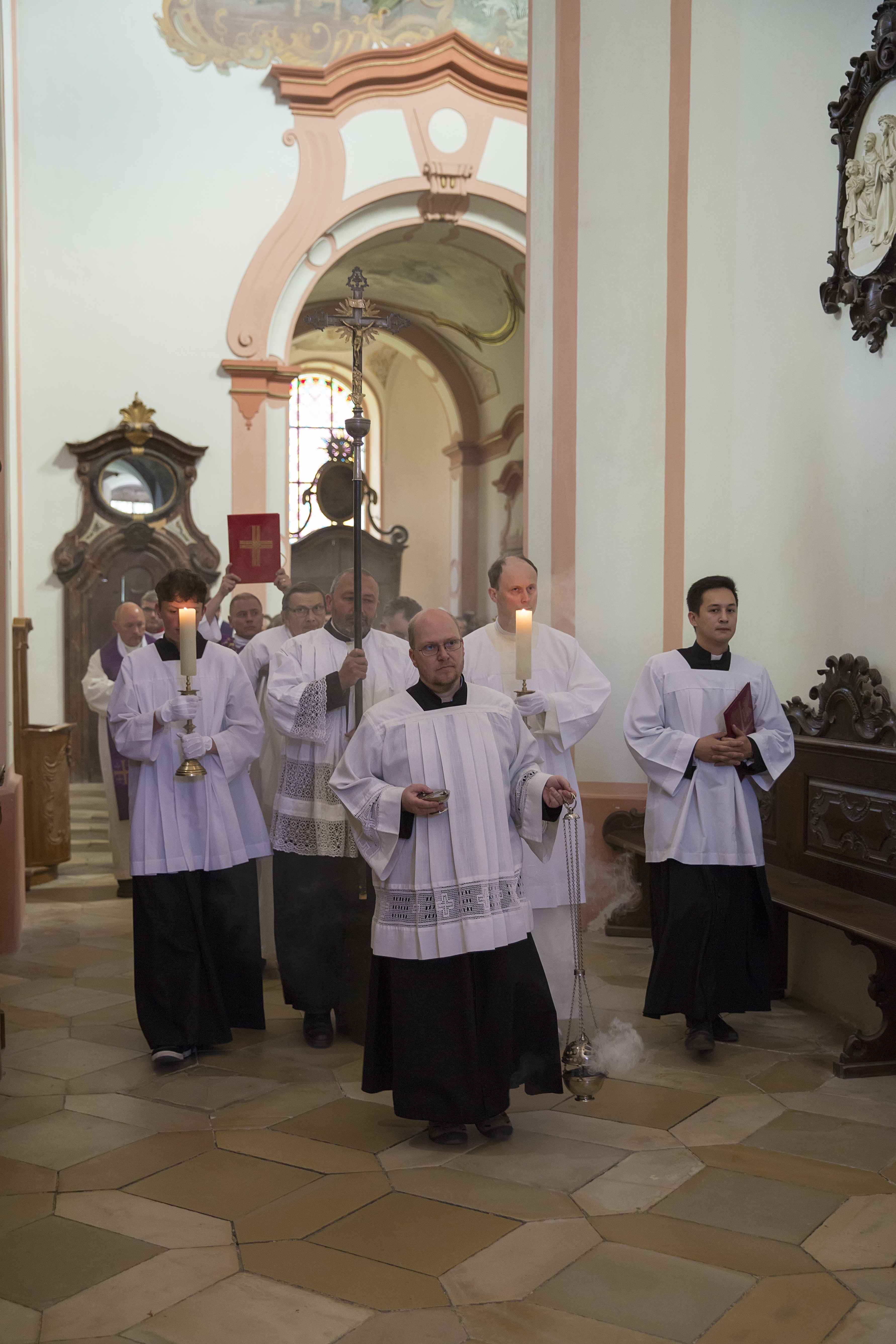 Pohřeb otce P. Ludolfa Josefa Kazdy O.Praem.