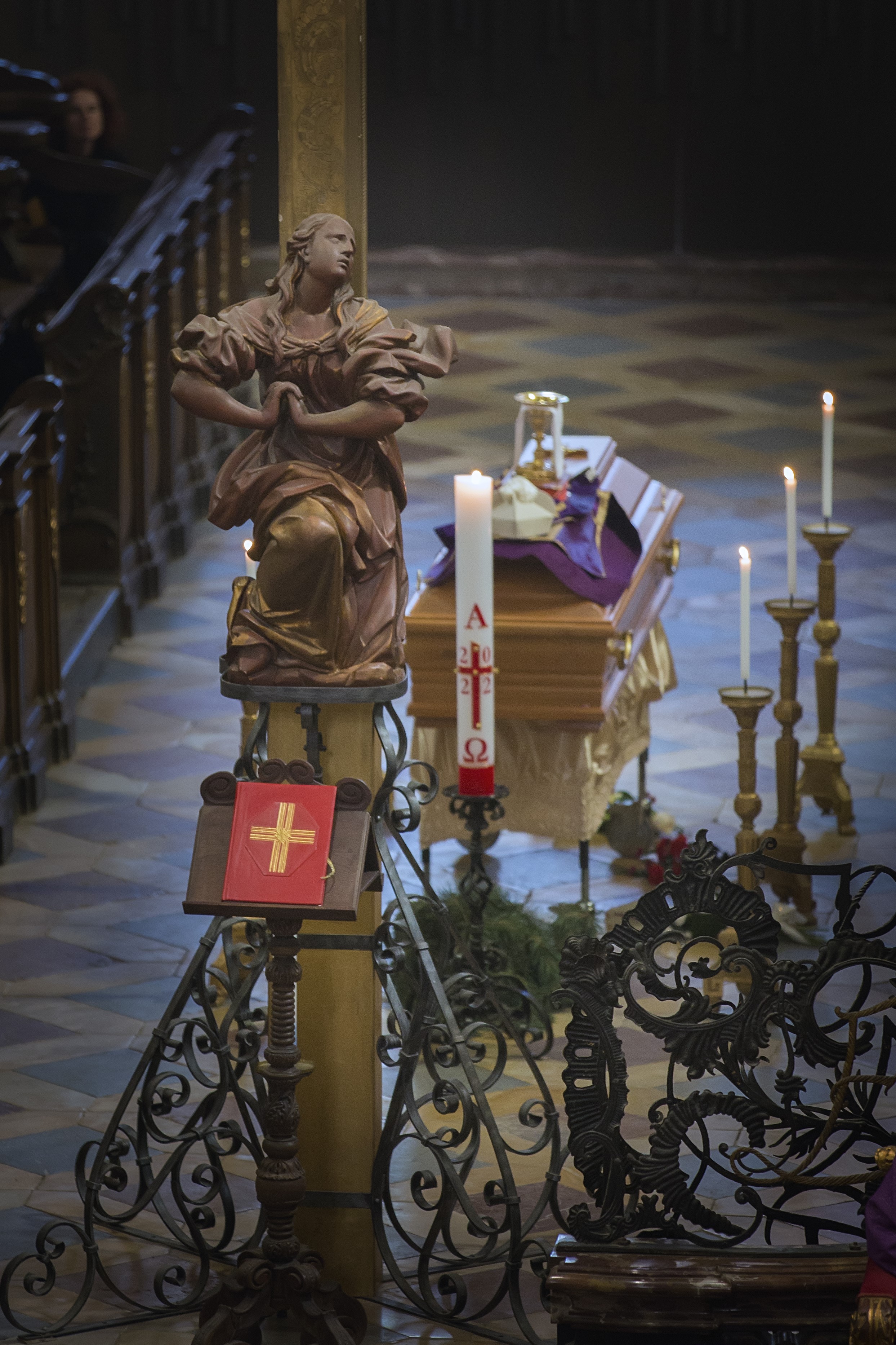 Pohřeb otce P. Ludolfa Josefa Kazdy O.Praem.