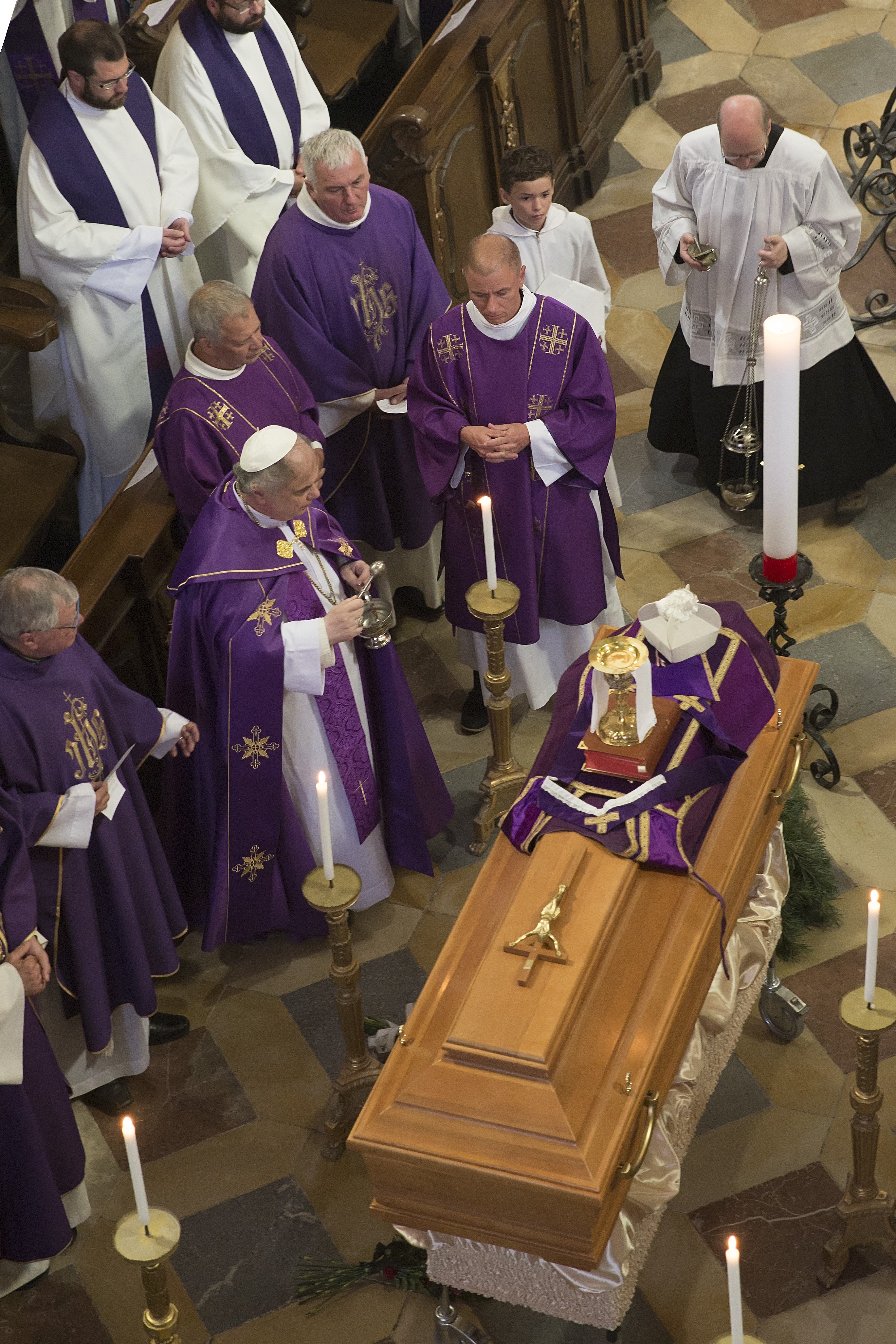 Pohřeb otce P. Ludolfa Josefa Kazdy O.Praem.