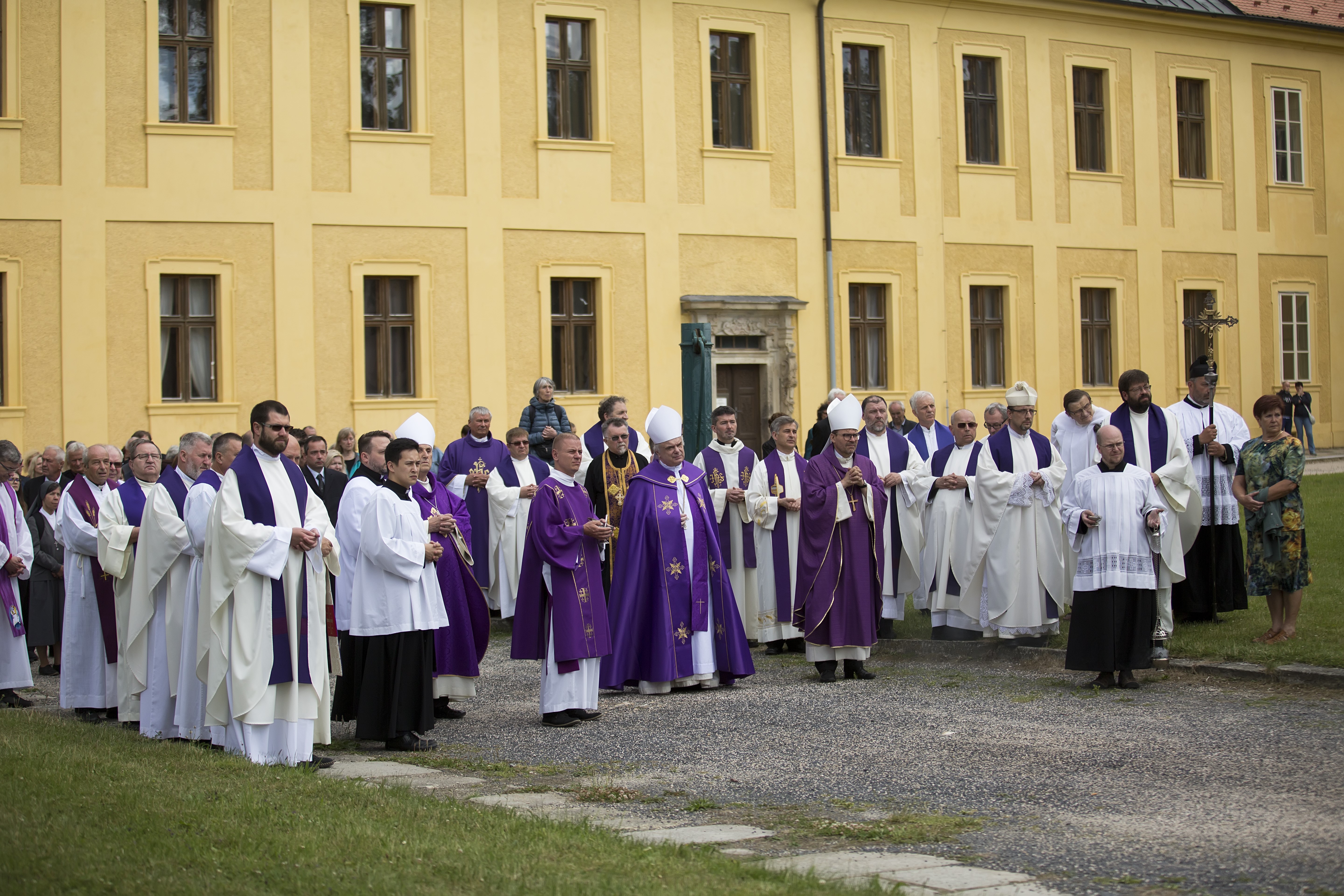Pohřeb otce P. Ludolfa Josefa Kazdy O.Praem.