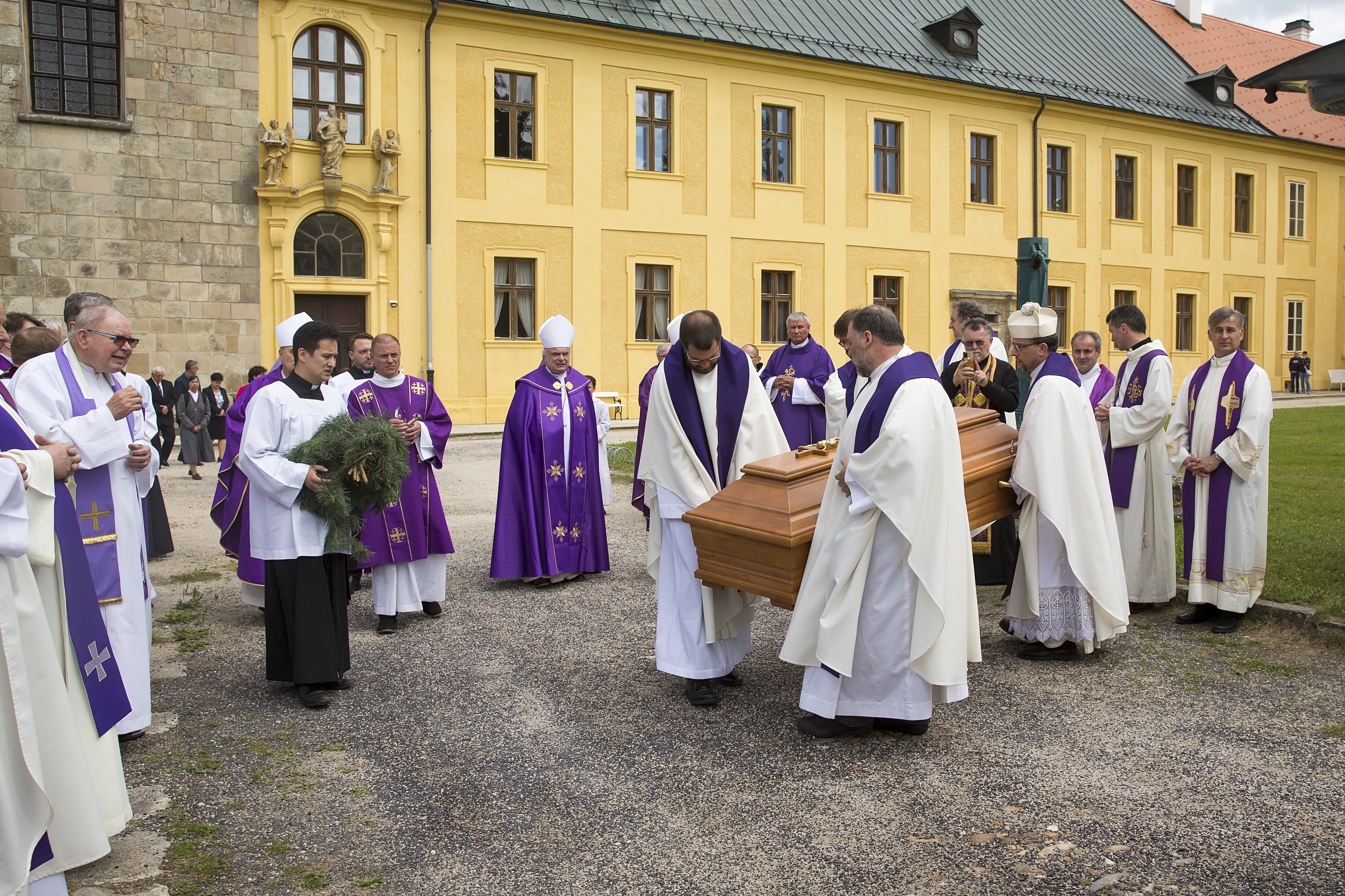 Pohřeb otce P. Ludolfa Josefa Kazdy O.Praem.