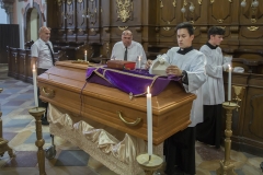 Pohřeb otce P. Ludolfa Josefa Kazdy O.Praem.