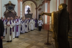 Pohřeb otce P. Ludolfa Josefa Kazdy O.Praem.