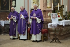 Pohřeb otce P. Ludolfa Josefa Kazdy O.Praem.