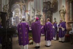 Pohřeb otce P. Ludolfa Josefa Kazdy O.Praem.