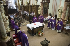 Pohřeb otce P. Ludolfa Josefa Kazdy O.Praem.