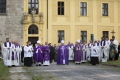 Pohřeb otce P. Ludolfa Josefa Kazdy O.Praem.