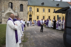 Pohřeb otce P. Ludolfa Josefa Kazdy O.Praem.