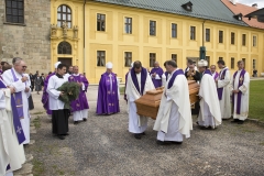 Pohřeb otce P. Ludolfa Josefa Kazdy O.Praem.