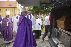 Pohřeb otce P. Ludolfa Josefa Kazdy O.Praem.