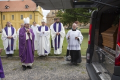 Pohřeb otce P. Ludolfa Josefa Kazdy O.Praem.
