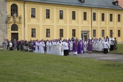 Pohřeb otce P. Ludolfa Josefa Kazdy O.Praem.